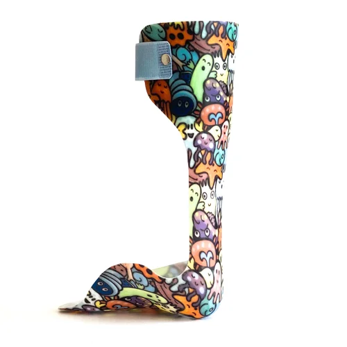 Finished cartoon character orthotic transfer